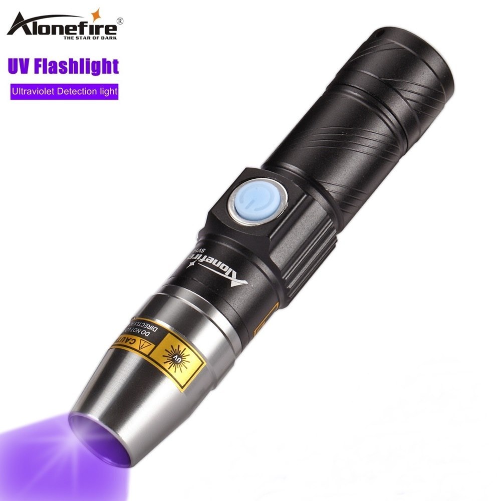چراغ قوه Alonefire SV14 UV موج 365 نانومتر