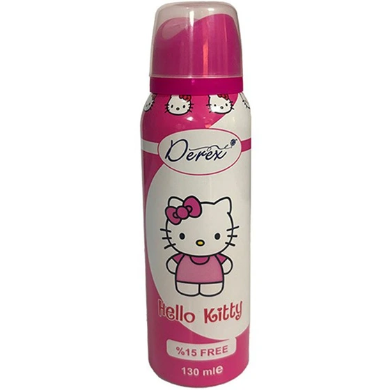 اسپری بدن کودک دخترانه دریکس مدل Hello Kitty حجم 130 میلی‌لیتر