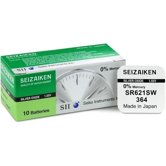 باتری ساعت سیزیکن اصل ژاپنی مدل SR621SW (364)