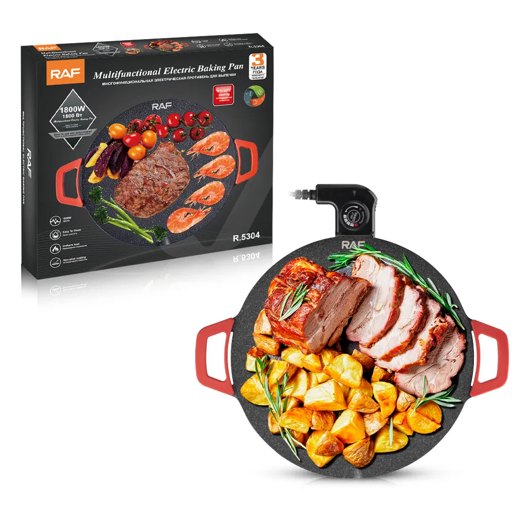ماهیتابه برقی چندمنظوره راف با روکش نچسب مدلR.5304