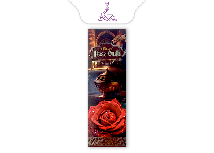 عود شاخه ای دست ساز رز عوده ROSE OUDH برند میصباح MISBAH