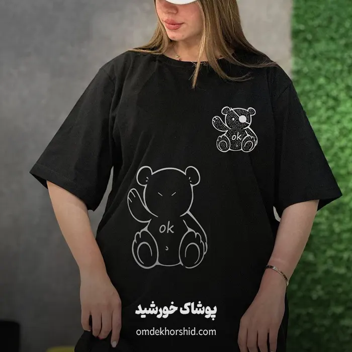 تیشرت لانگ چاپی کد 3