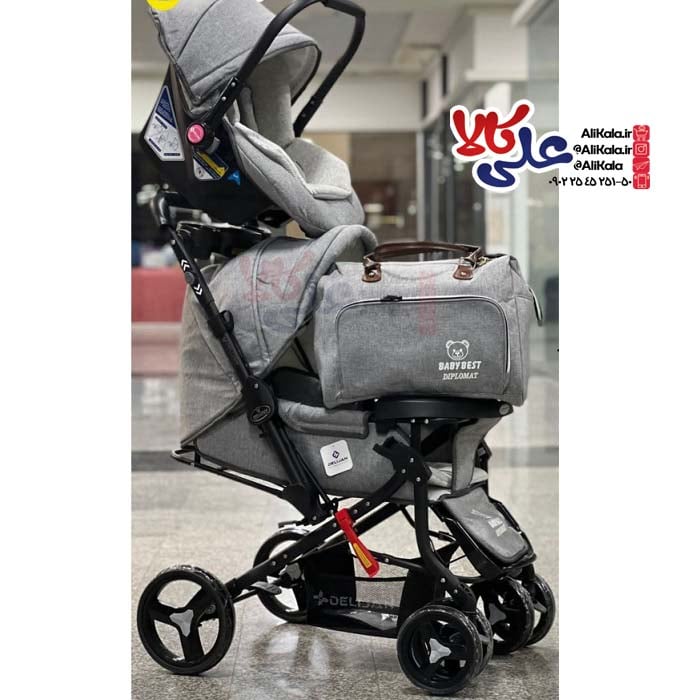 سرویس کالسکه بدنه مشکی بنیتا مدل بی بی بست baby best