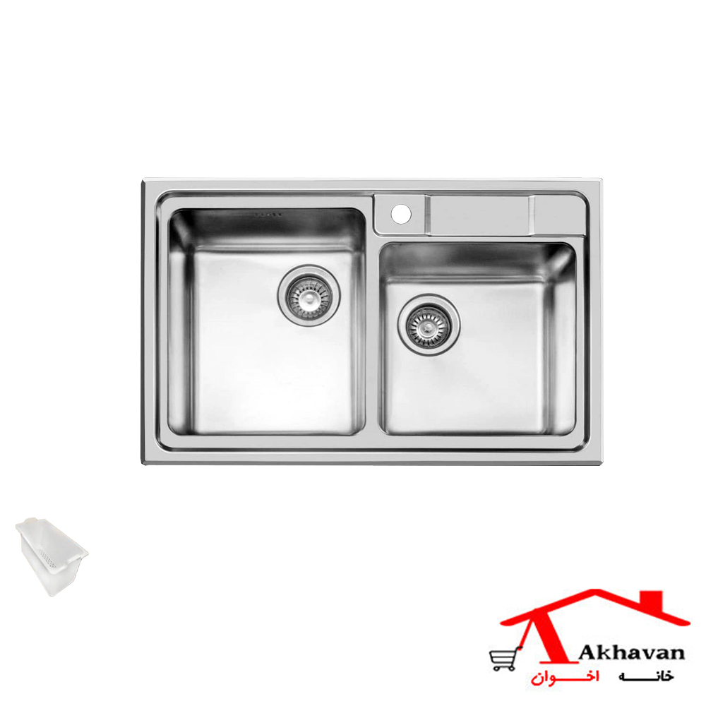 سینک ظرفشویی توکار کد 380S اخوان