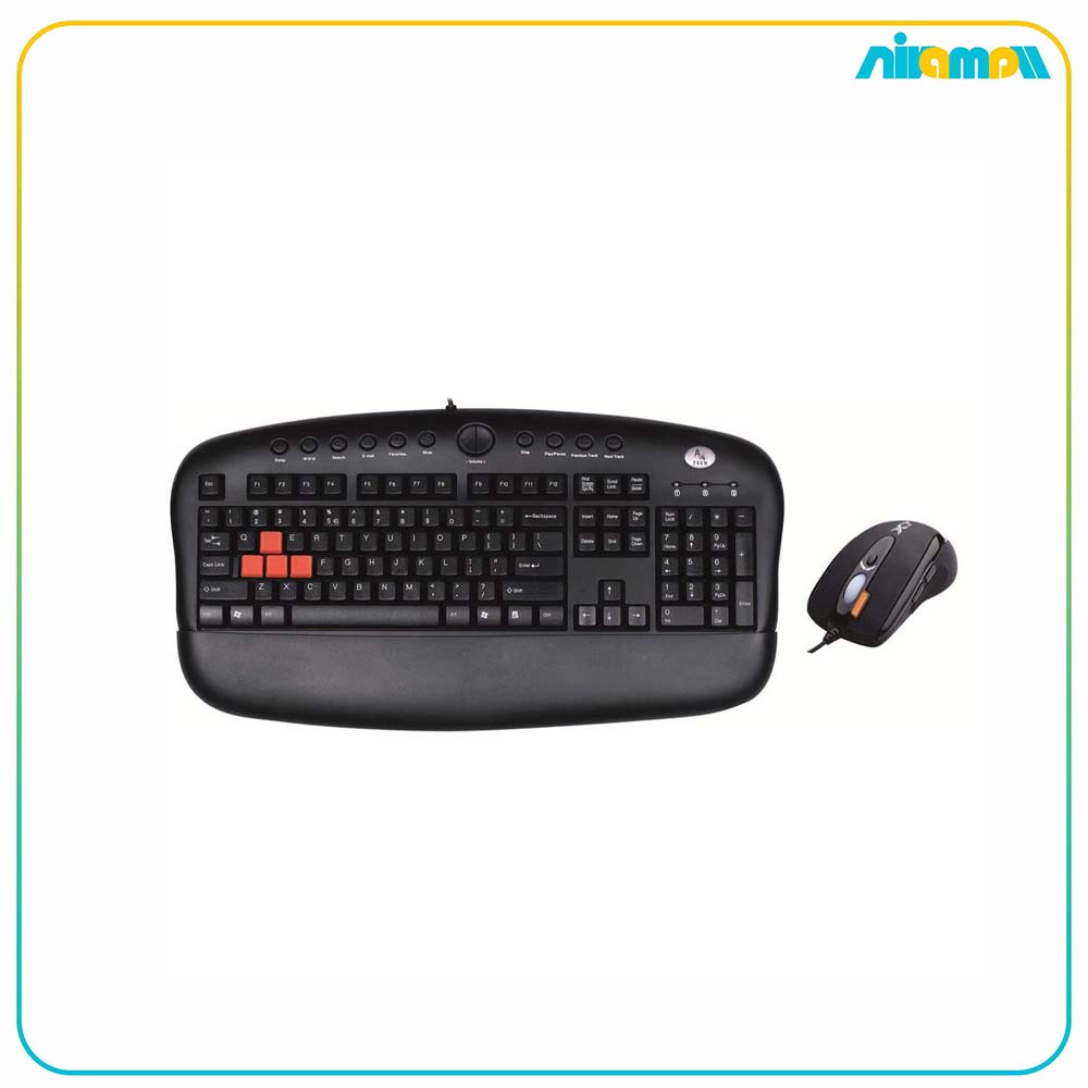 کیبورد مخصوص بازی ای فورتک مدل KX2810