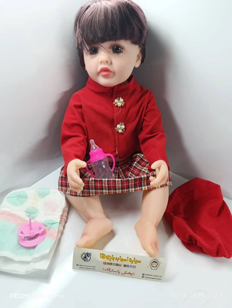 عروسک تمام سیلیکونی خارجی با قابلیت خنده و گریه هوشمند