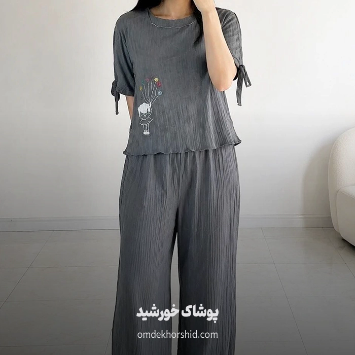 ست آستین گره ای(بادکنکی)