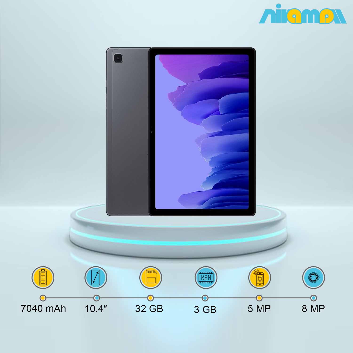 تبلت سامسونگ مدل Galaxy Tab A7 10.4 SM-T505 ظرفیت 32 گیگابایت