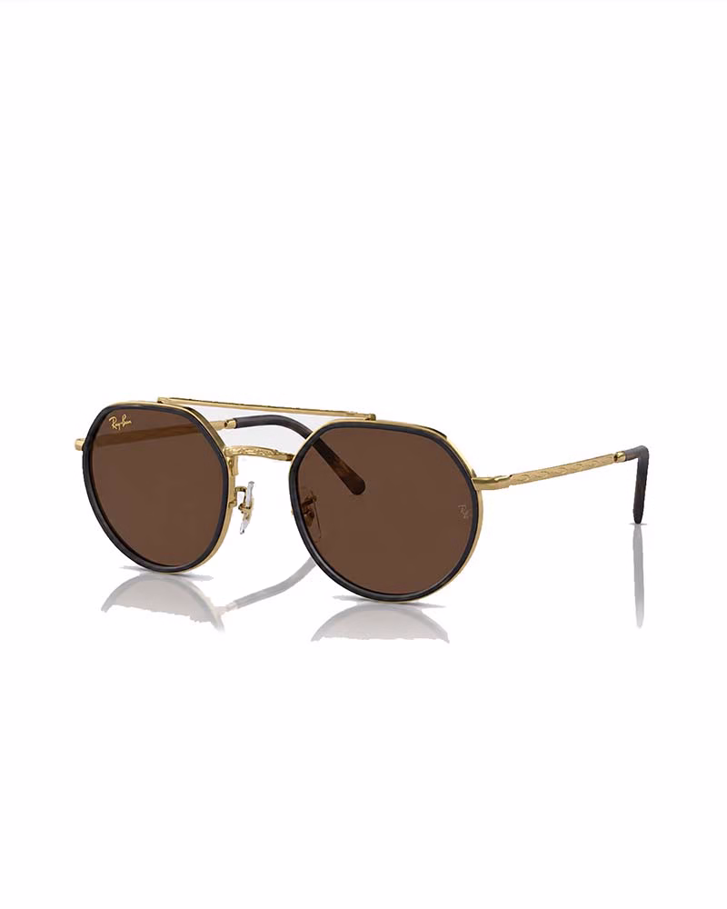 عینک آفتابی زنانه ریبن مدل RayBan RB3765 - فريم هاوانا طلايي عدسي قهوه اي