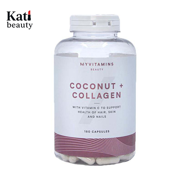 کوکونات کلاژن مای ویتامینز 180عددی – Myvitamins Coconut Collagen: راز جوانی پوست، مو و ناخن-کتی بیوتی
