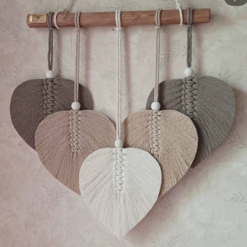 دیوارکوب برگ مکرومه مدل دلبر