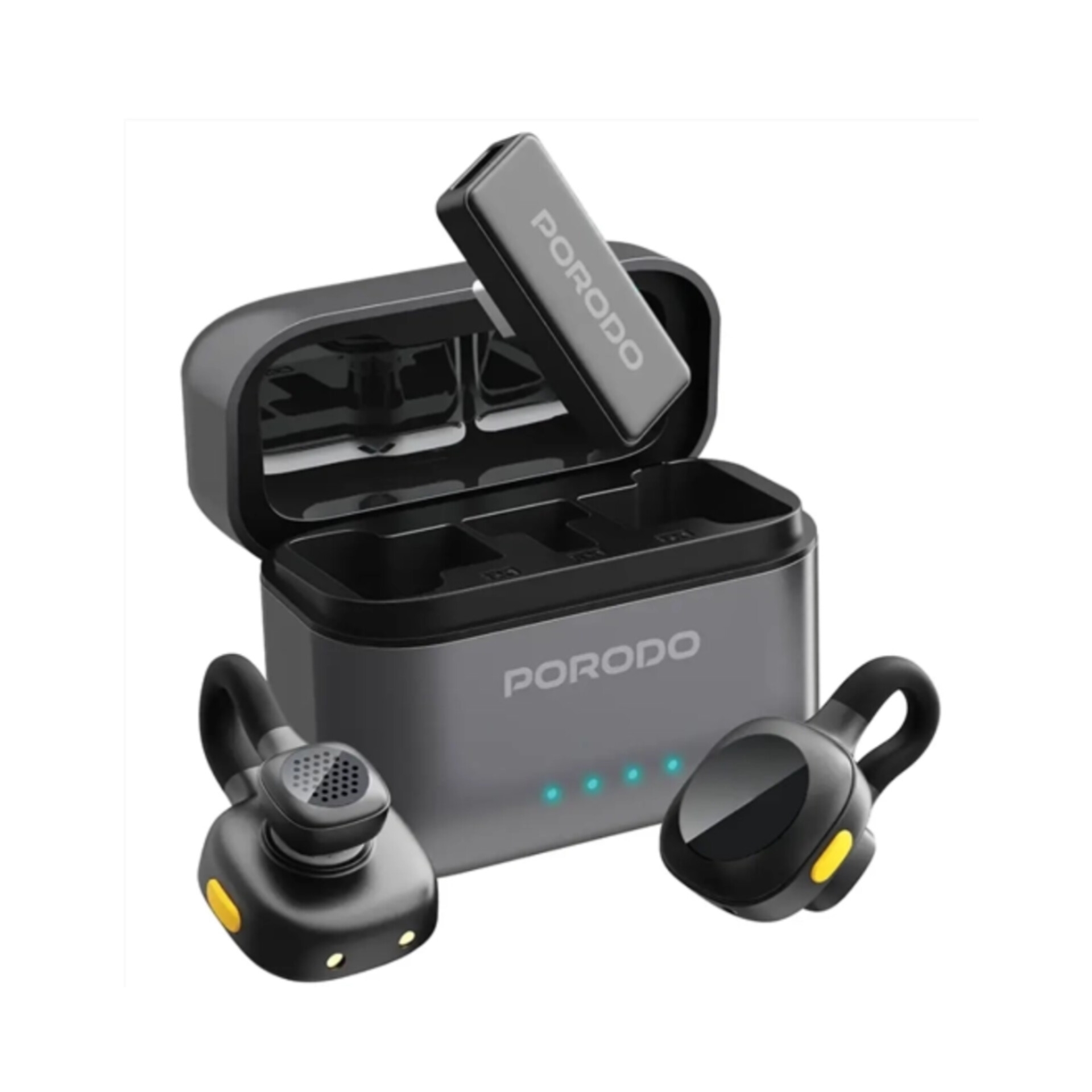میکروفن یقه ای بیسیم پرودو Porodo Movo PDLAMPHF76BK