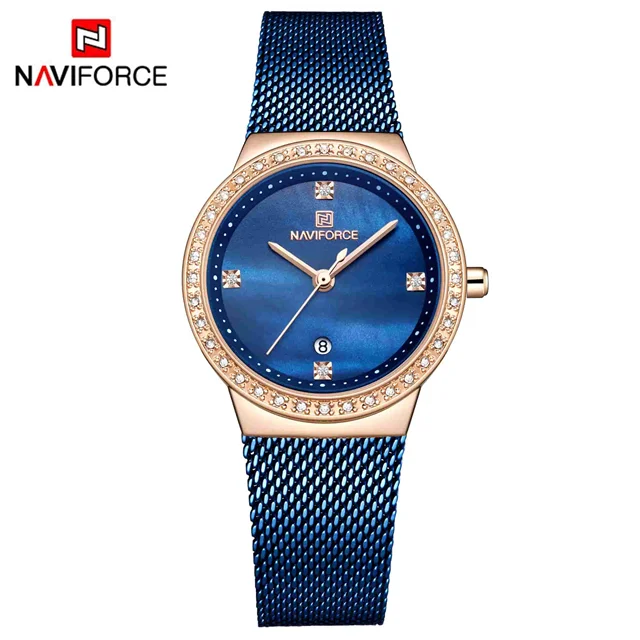 ساعت مچی زنانه نیوی فورس NAVIFORCE 5005 rgbe
