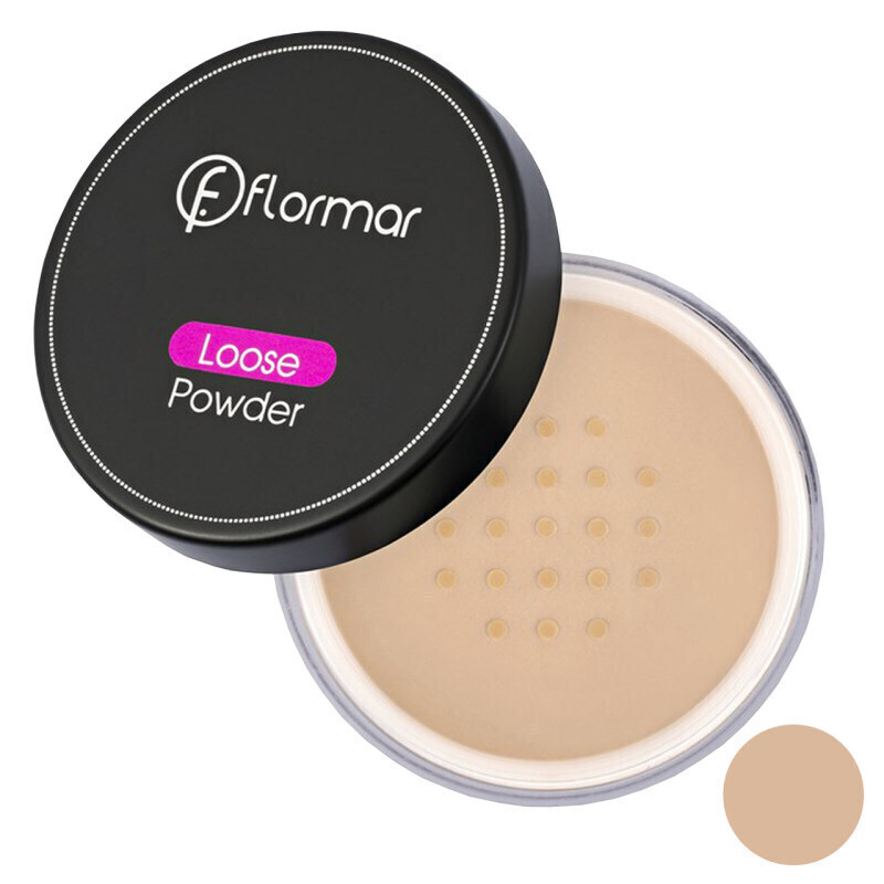 پودر فیکس فلورمار اصل تثبیت کننده آرایش FLORMAR LOOSE POWDER