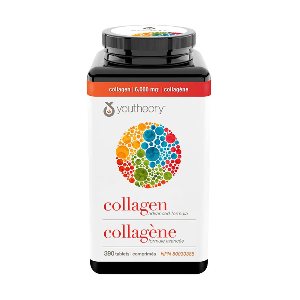 قرص کلاژن Advanced Formula یوتئوری 6000 میلی گرم 390 عددی / Youtheory