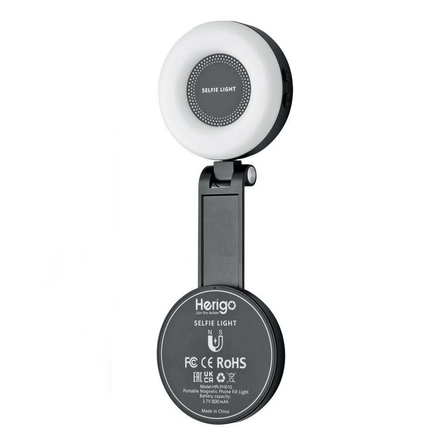 چراغ سلفی هرایگو Herigo HR-PH010 | نور LED مگنتی Magsafe با آینه