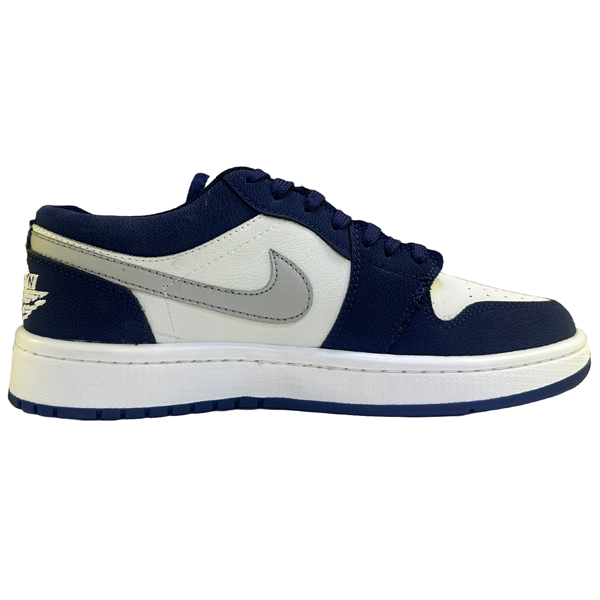 کفش و کتانی مردانه Nike Air Jordan 1 ساق کوتاه - سفید سورمه ای