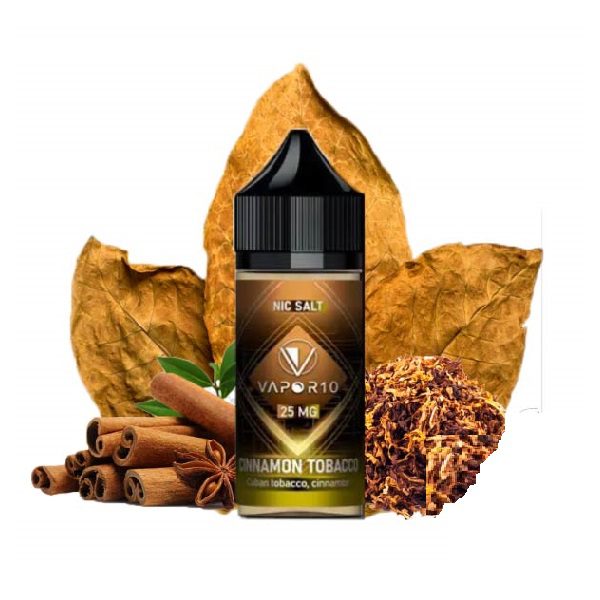 سالت ویپرتن تنباکو دارچین | VAPOR10 CINNAMON TOBACCO SALT