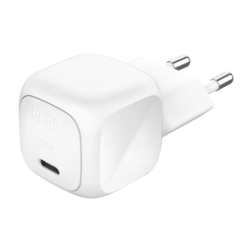 شارژر دیواری 2 پین بلکین 20 وات (Belkin BoostCharge USB-C 20W)