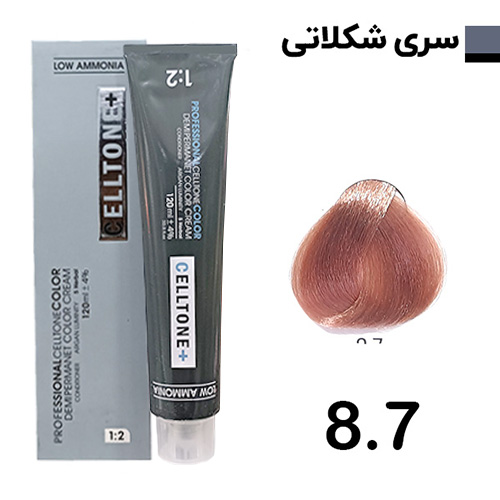 رنگ مو بلوند شکلاتی روشن سلتون پلاس شماره 8.7
