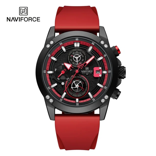 ساعت مچی مردانه نیوی فورس Naviforce NF 8033 B/R/R