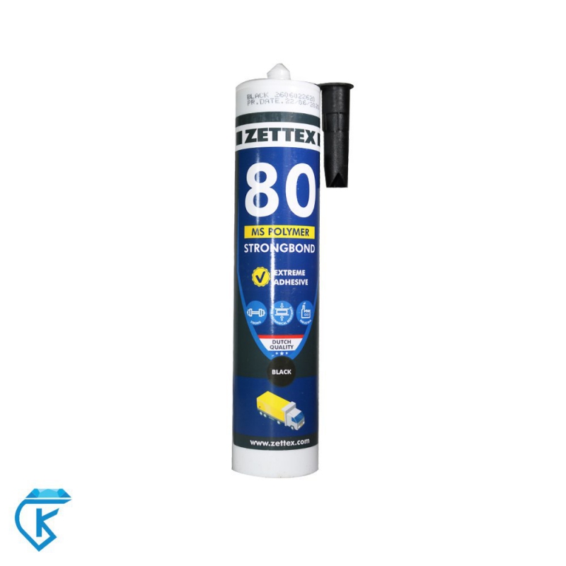 چسب ام اس پلیمر پر قدرت Ms 80 سفید زتکس ZETTEX