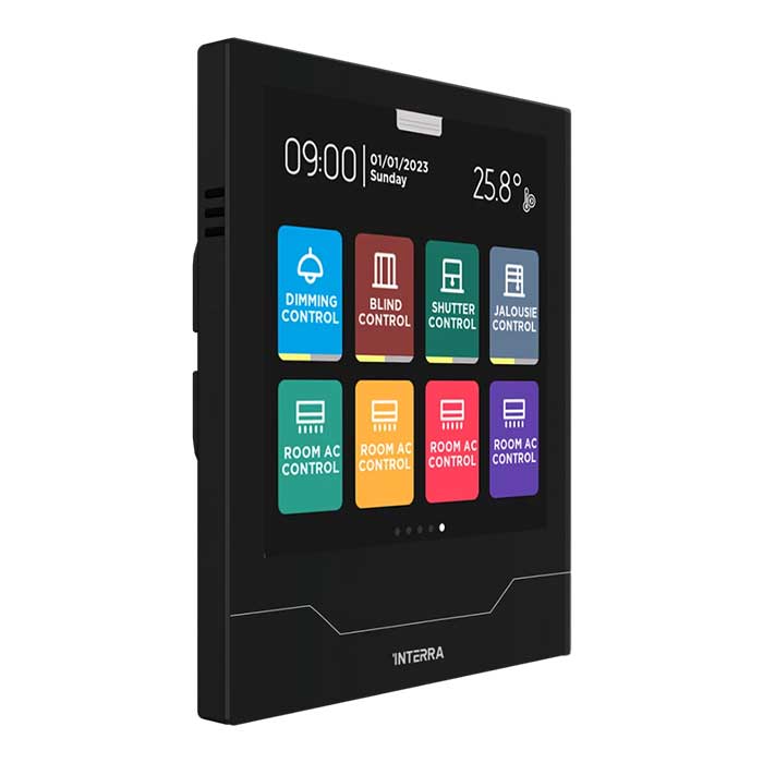 تاچ پنل Interra iX4 - 4" KNX Black