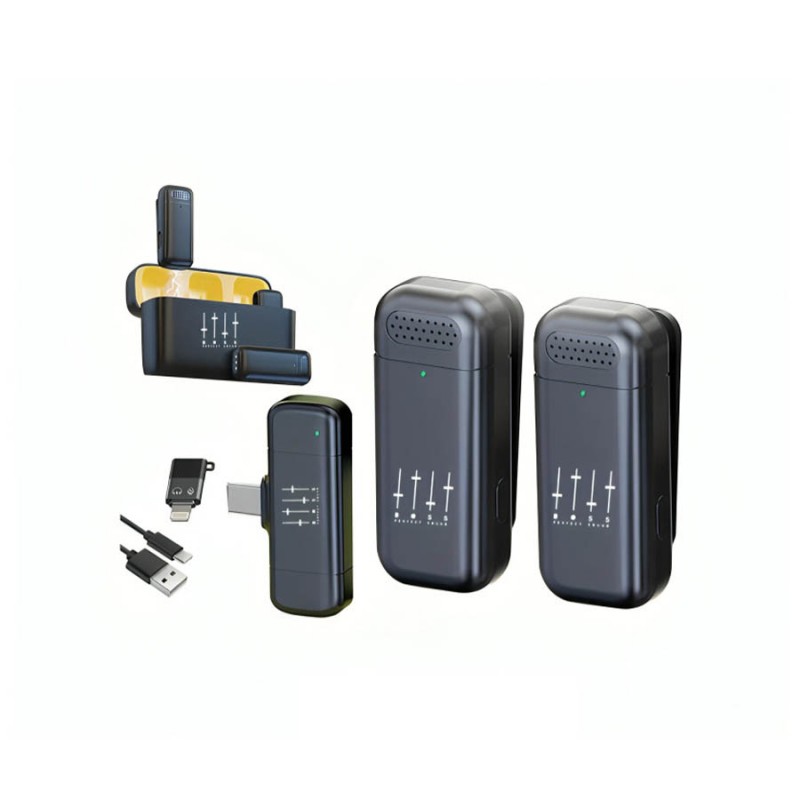 میکروفون یقه ای بی سیم J15 Microphone دو کاربر