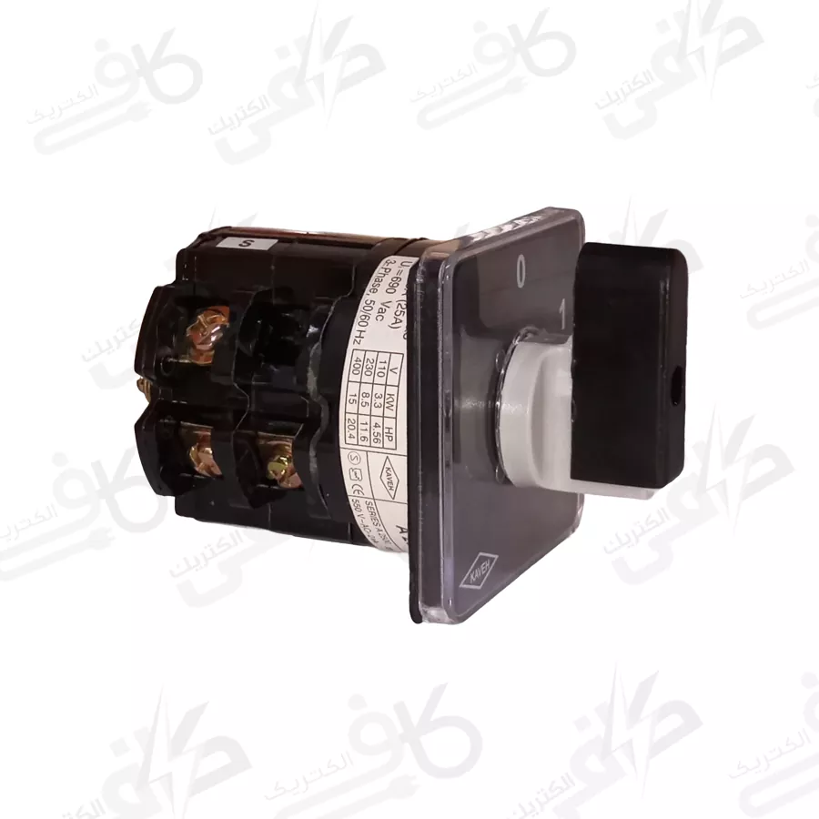 كليدگردان 2فاز دوطرفه 25 امپر 2506 الکتروکاوه