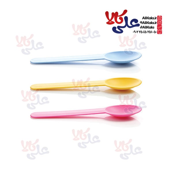 قاشق کودک یومامی مدل رنگین کمان RainBow بسته 3 عددی