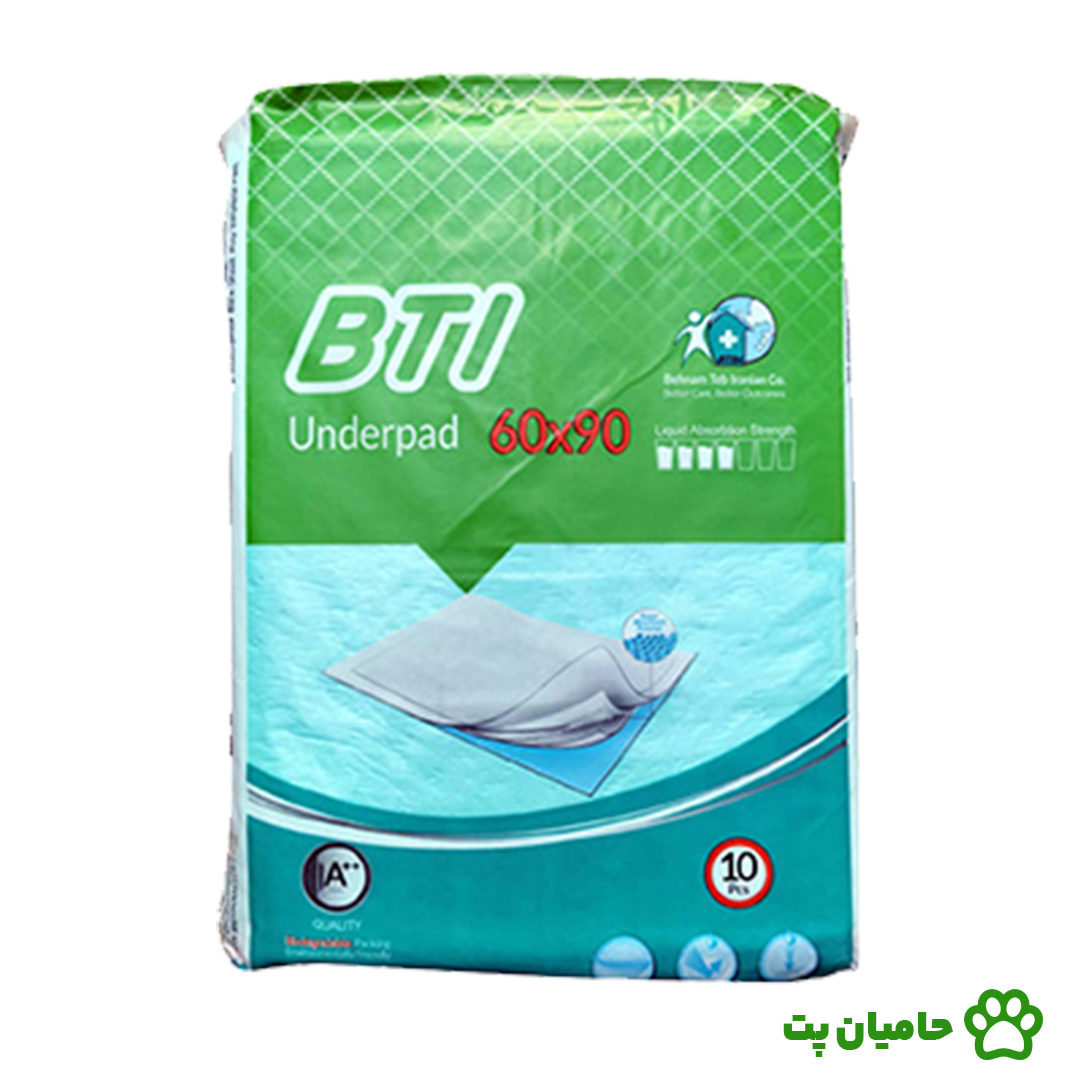 زیرانداز بهداشتی BTI مدل 60 در 90 (بسته 10 عددی)