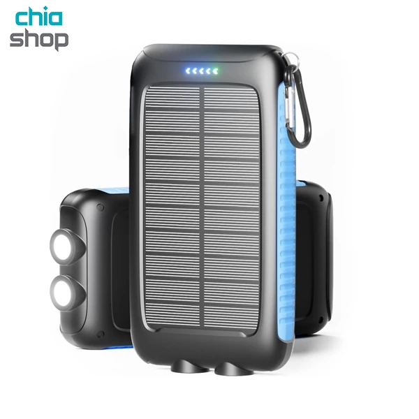 پاوربانک خورشیدی PS25k ظرفیت 49800 میلی آمپر