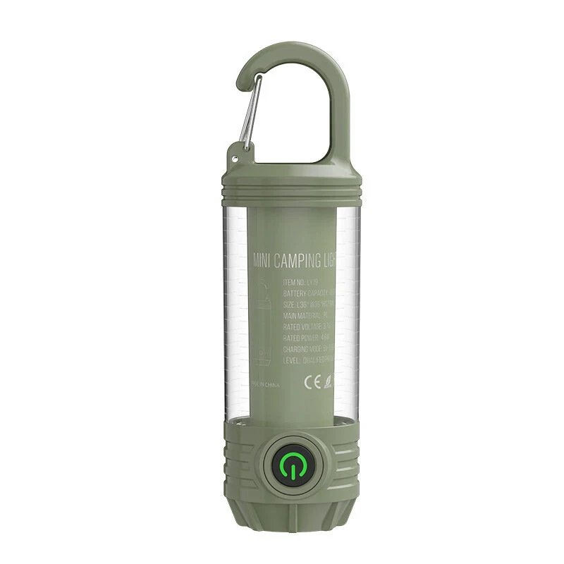 چراغ قوه کمپینگ Multi-Functional دارای نور قرمز و قلاب آویز
