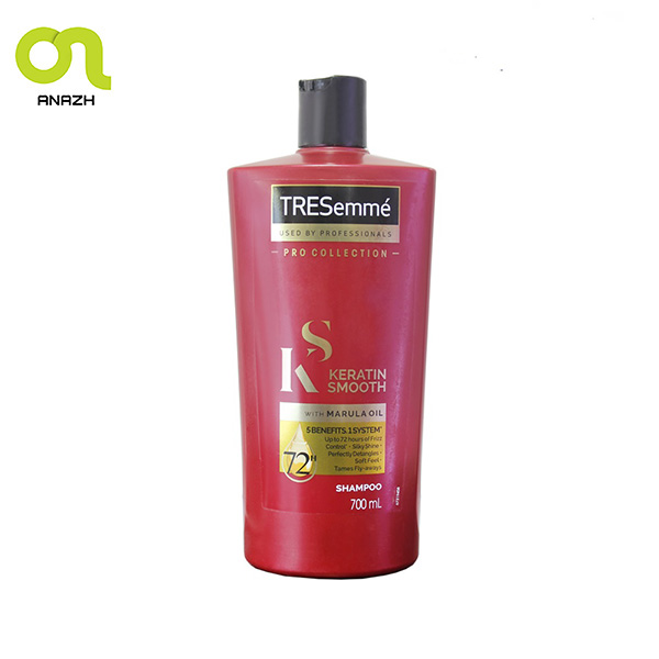 شامپو کراتینه ترزمه قرمز مدل Keratin Smooth حجم 700 میل(دارای ضمانت اصالت کالا می باشد)(جنس درجه 2 پاکستانی نیست)-اناژ
