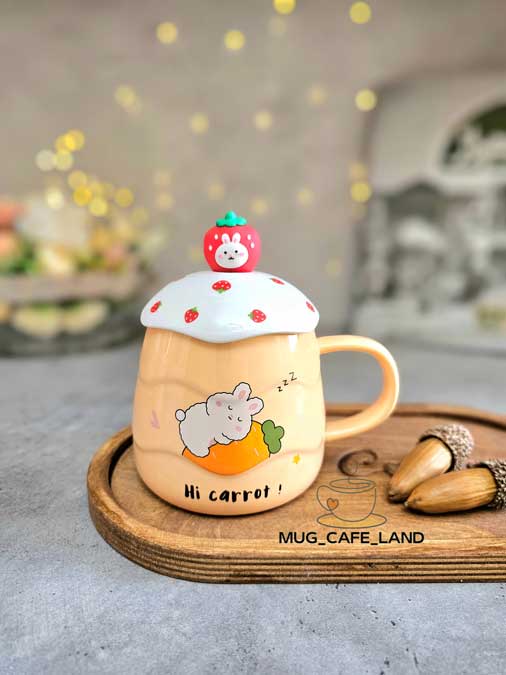 ماگ خرگوشی توت فرنگی