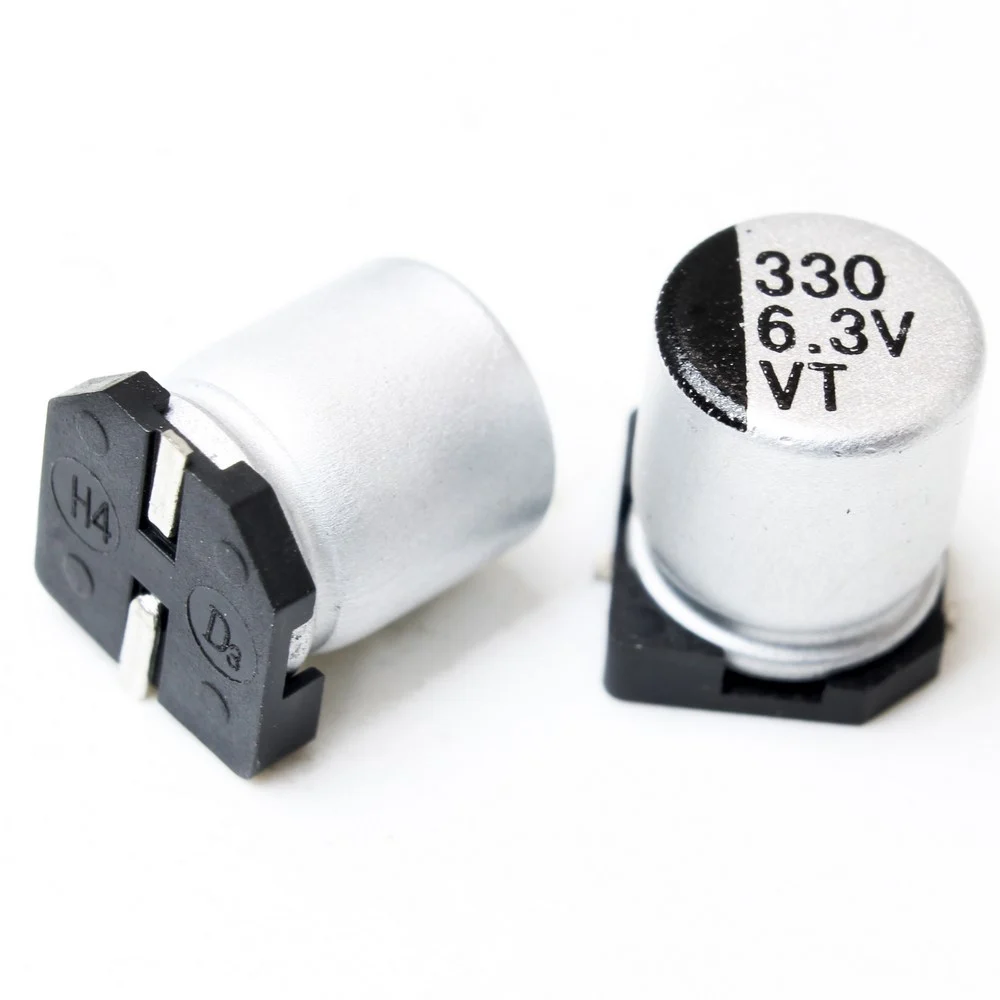 خازن الکترولیت اس ام دی 330UF/6.3V SMD (6.3X7.7MM)