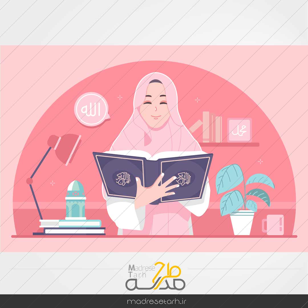 طرح لایه باز دختر باحجاب