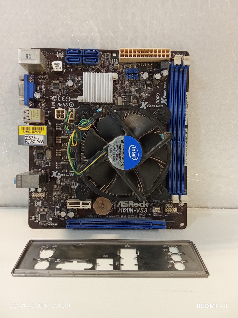 باندل مادربرد(DDR3)ASROCKمدلH61M-VS3(استوک)