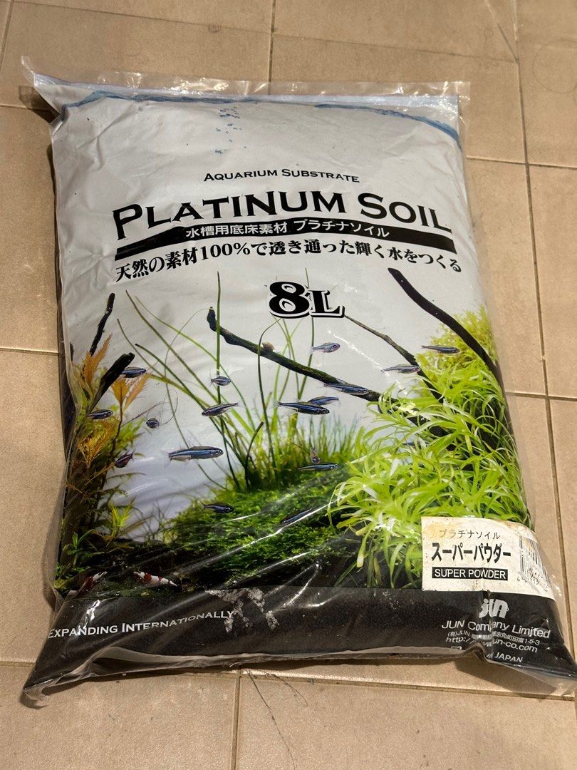 خاک و کود بستر آکواریوم پلنت پلاتینیوم 8 لیتری Platinum Soil