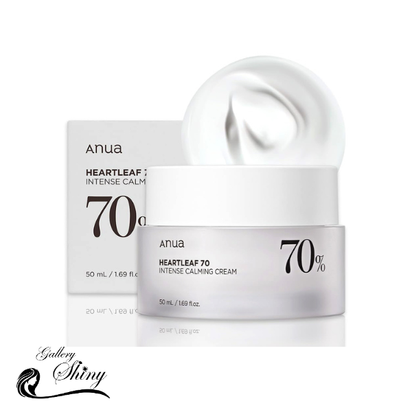 کرم مرطوب کننده و تسکین دهنده آنوا ANUA Heartleaf 70% Intense Calming Cream – حجم 50 میل
