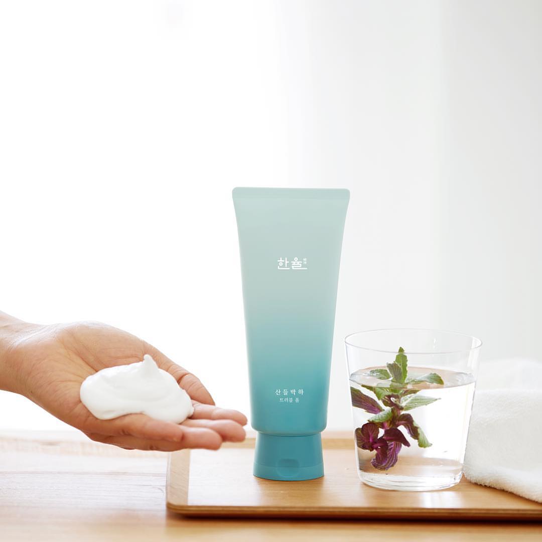 فوم نعناع هانیول<br>HANYUL Mentha Trouble Cleansing Foam