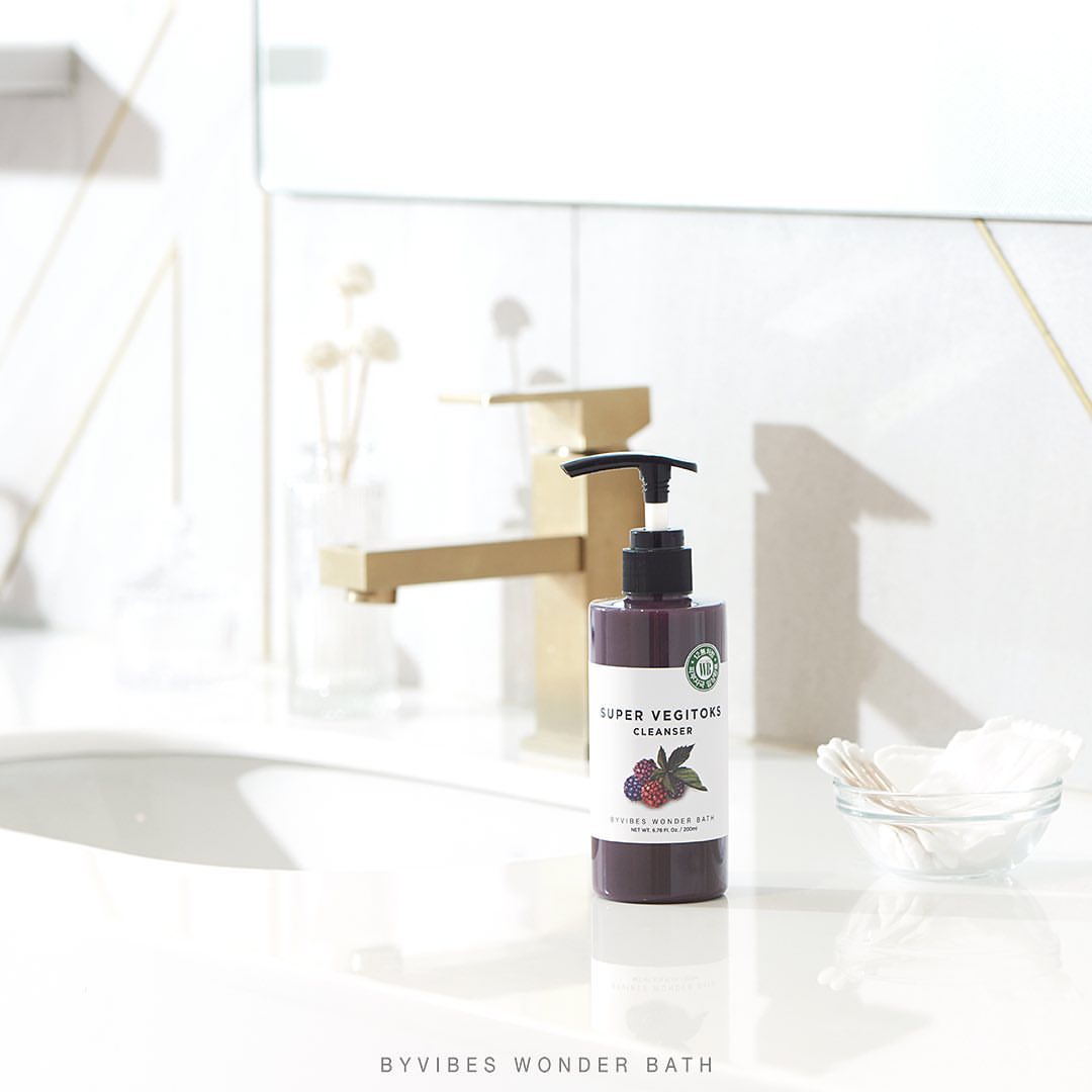 فوم میوه های بنفش سوپر وجیتوکس واندر بث<br>Wonder Bath Super Vegitoks Cleanser