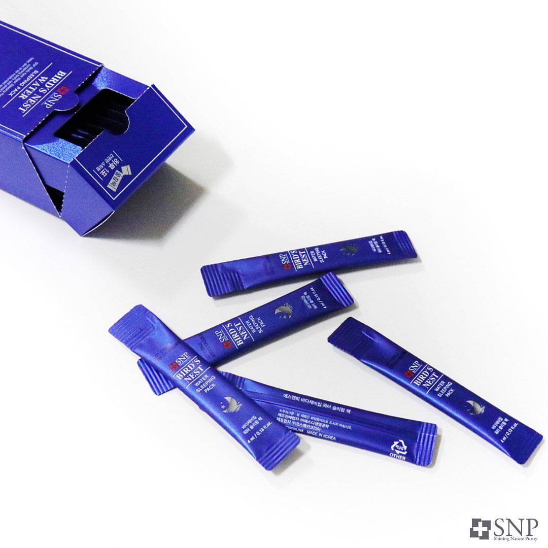 ماسک خواب لانه پرنده اس ان پی <BR>SNP BIRD'S NEST Water Sleeping Mask