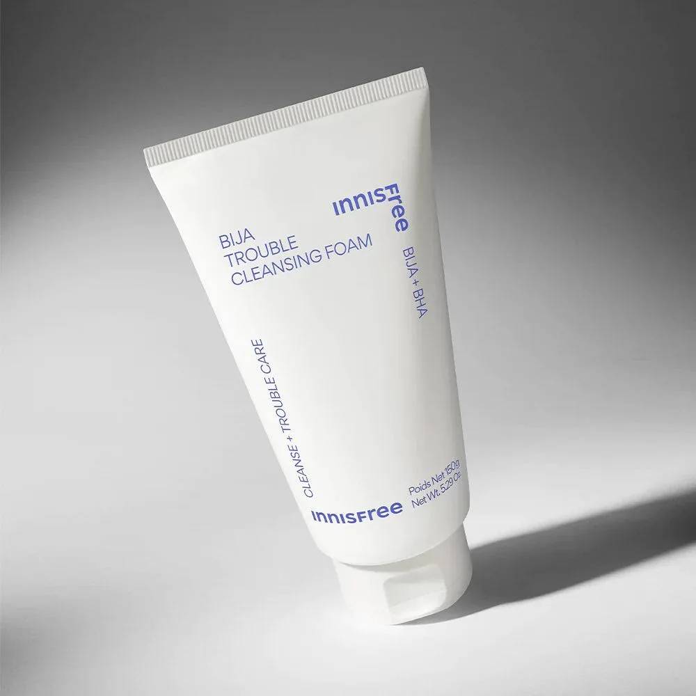 فوم بیجا و BHA اینیسفری <br>innisfree bija trouble facial foam