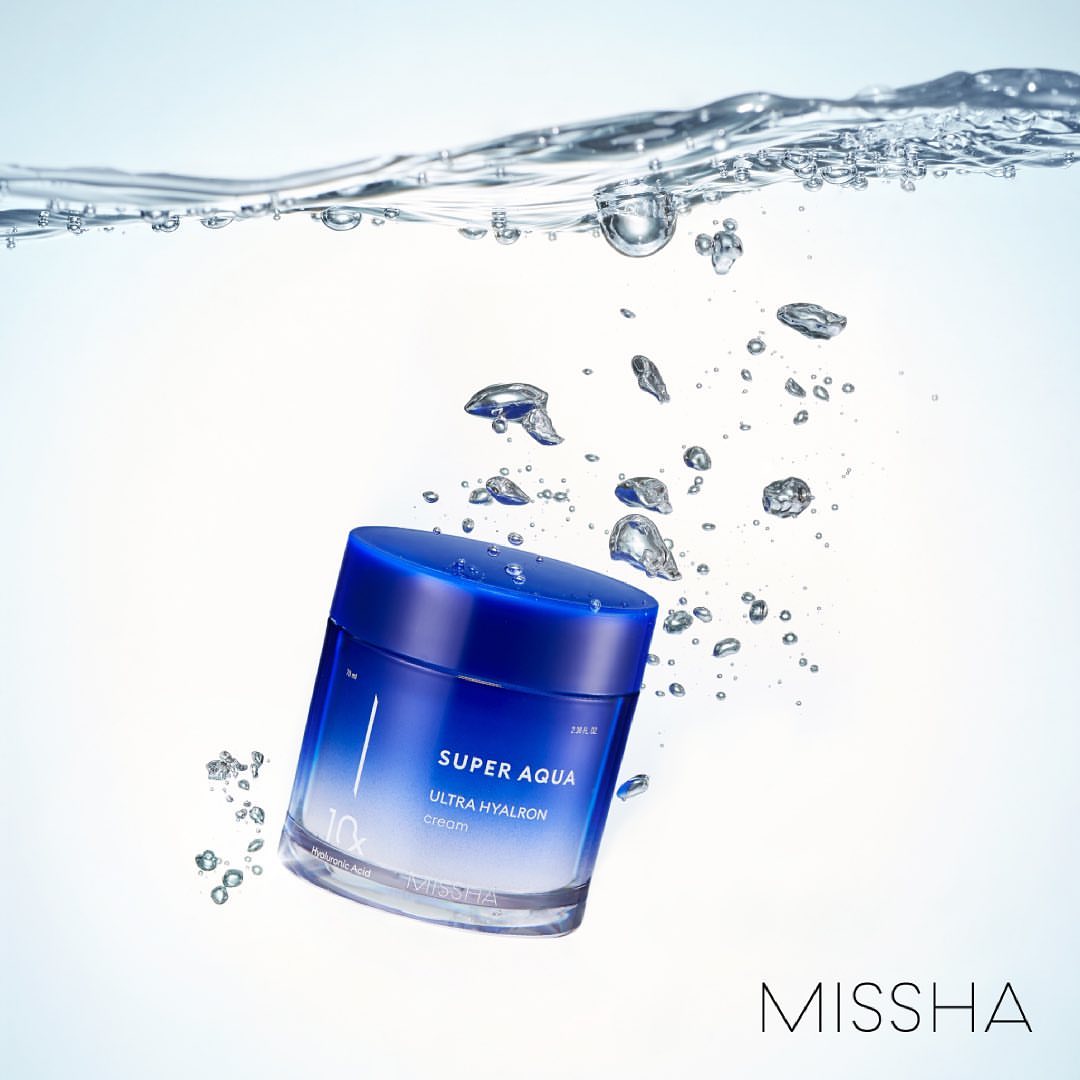 کرم سوپر اکوا هیالورونیک اسید میشا <br>Missha Super Aqua 10 Hyaluronic Acid Cream