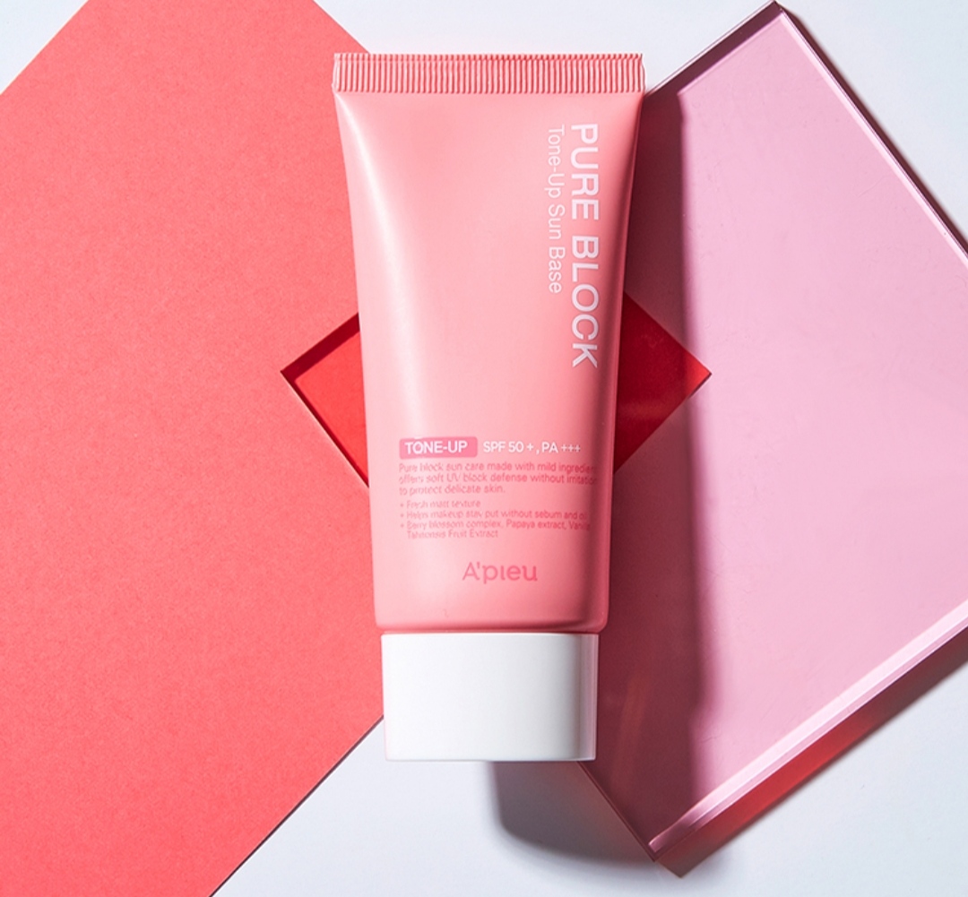 ضد آفتاب تون اپ اپیو<br>A'pieu Pure Block Tone up Sun Cream