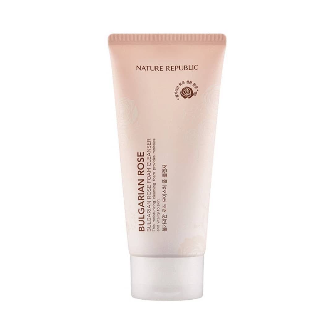 فوم رز بلغاری نیچر ریپابلیک<br>Nature republic Bulgarian Rose foam cleanser