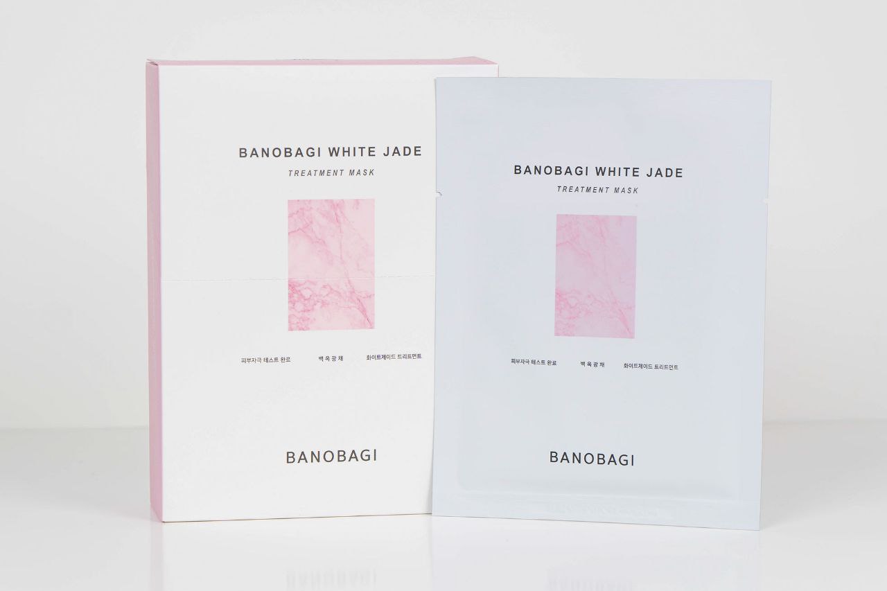 ماسک ورقه ای درمانی جید سفید بانوباجی<BR>Banobagi White Jade Treatment Mask