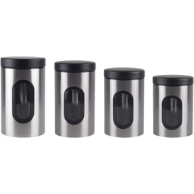 قوطی پنجره دار 1 لیتر استیل یونیک کد UN-5970