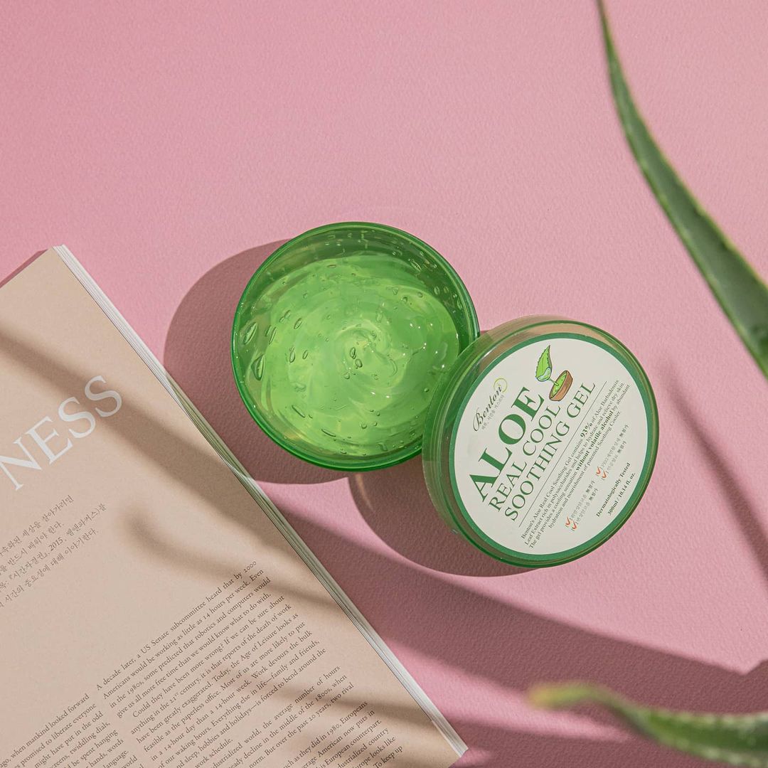 سوتینگ ژل آلوئه ورا بنتون<br>benton aloe real cool soothing gel